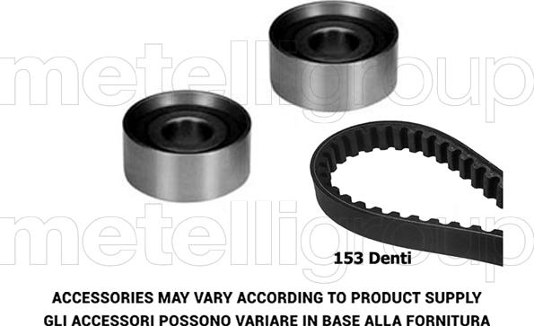 Metelli 29-0231 - Комплект зубчатого ремня ГРМ unicars.by