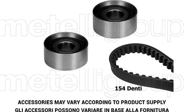 Metelli 29-0232 - Комплект зубчатого ремня ГРМ unicars.by