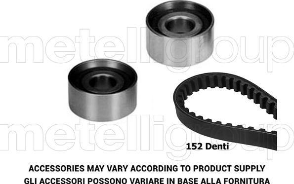 Metelli 29-0228 - Комплект зубчатого ремня ГРМ unicars.by