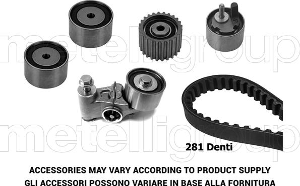 Metelli 29-0279 - Комплект зубчатого ремня ГРМ unicars.by