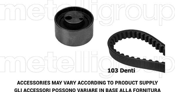 Metelli 29-0278 - Комплект зубчатого ремня ГРМ unicars.by