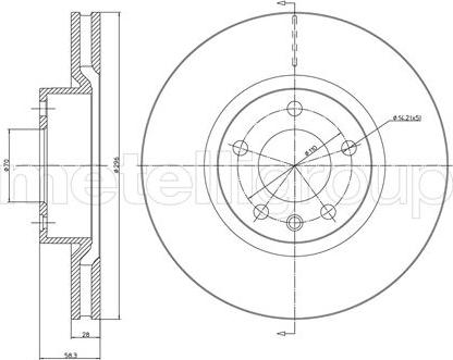 Metelli 23-0441 - Тормозной диск unicars.by