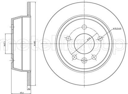 Metelli 23-0417 - Тормозной диск unicars.by