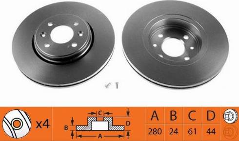 Metelli 23-0517 - Тормозной диск unicars.by