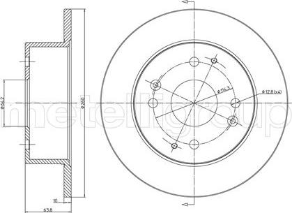 MDR MRD-2414 - Тормозной диск unicars.by