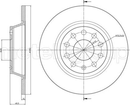 Valeo 297031 - Тормозной диск unicars.by