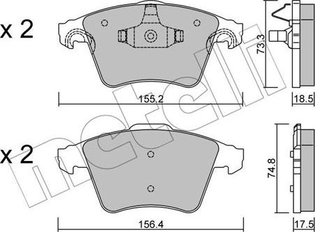 BENDIX BPD1604 - Тормозные колодки, дисковые, комплект unicars.by