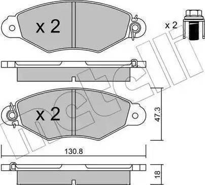 Magneti Marelli 363700209073 - Тормозные колодки, дисковые, комплект unicars.by