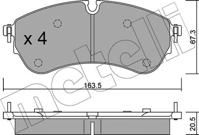 Metelli 22-1173-0 - Масляный фильтр unicars.by