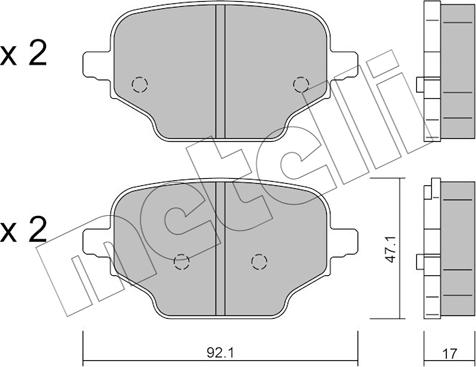 Metelli 22-1245-0 - Масляный фильтр unicars.by