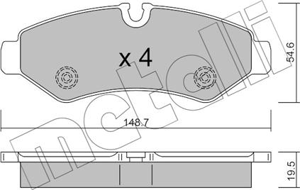 Metelli 22-1275-0 - Масляный фильтр unicars.by