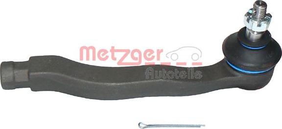 Metzger 54022502 - Наконечник рулевой тяги, шарнир unicars.by