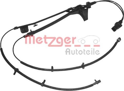 Metzger 0900026 - Датчик ABS, частота вращения колеса unicars.by