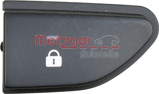 Metzger 0916598 - Выключатель, фиксатор двери unicars.by