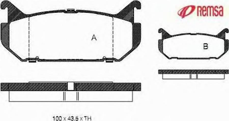 Metzger 0416.00 - Тормозные колодки, дисковые, комплект unicars.by