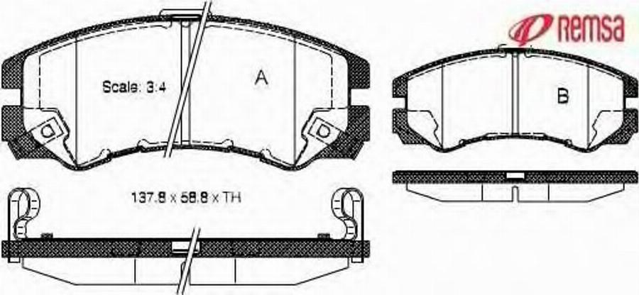 Metzger 042522 - Тормозные колодки, дисковые, комплект unicars.by