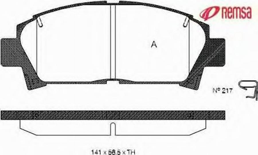 Metzger 0427.02 - Тормозные колодки, дисковые, комплект unicars.by