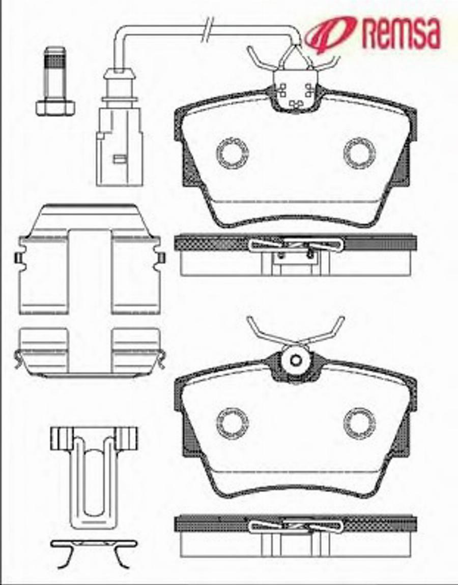 Metzger 0591.12 - Тормозные колодки, дисковые, комплект unicars.by