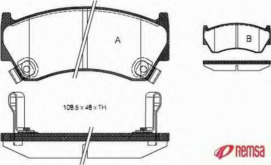 Metzger 0592.02 - Тормозные колодки, дисковые, комплект unicars.by