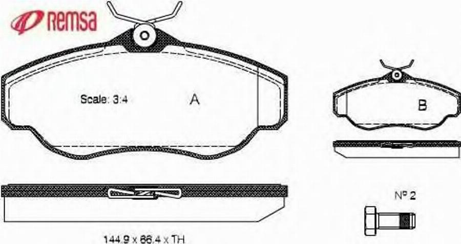 Metzger 0576.00 - Тормозные колодки, дисковые, комплект unicars.by