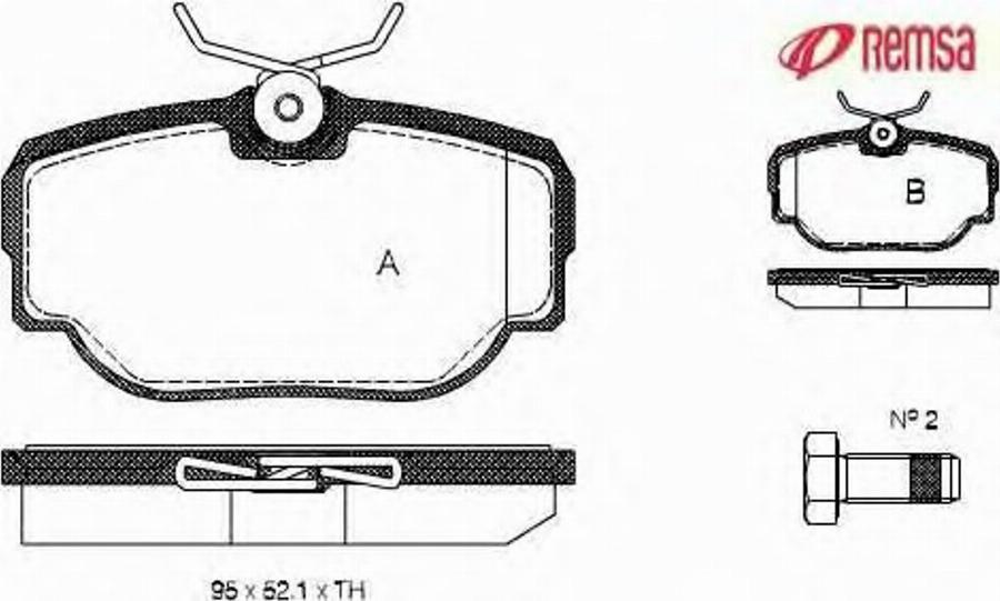 Metzger 0577.00 - Тормозные колодки, дисковые, комплект unicars.by