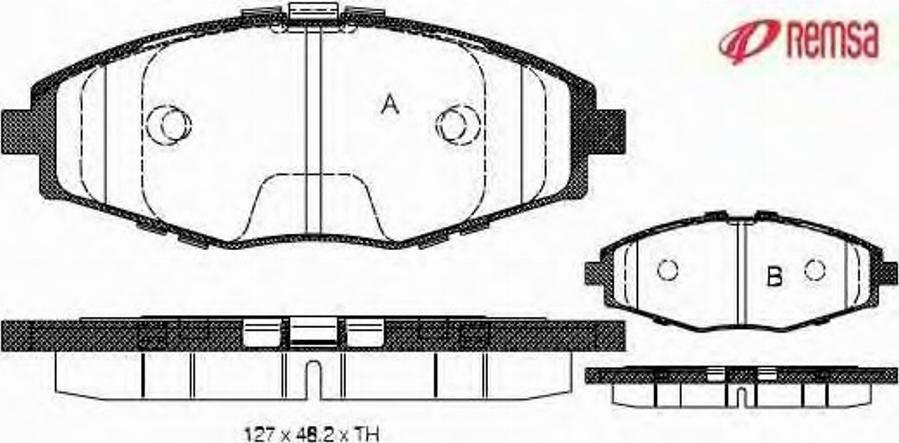 Metzger 069600 - Тормозные колодки, дисковые, комплект unicars.by