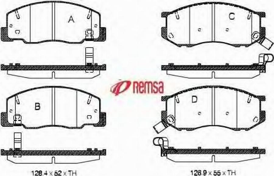 Metzger 063604 - Тормозные колодки, дисковые, комплект unicars.by