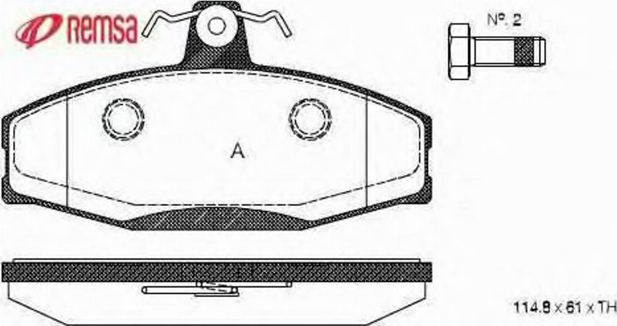 Metzger 062020 - Тормозные колодки, дисковые, комплект unicars.by