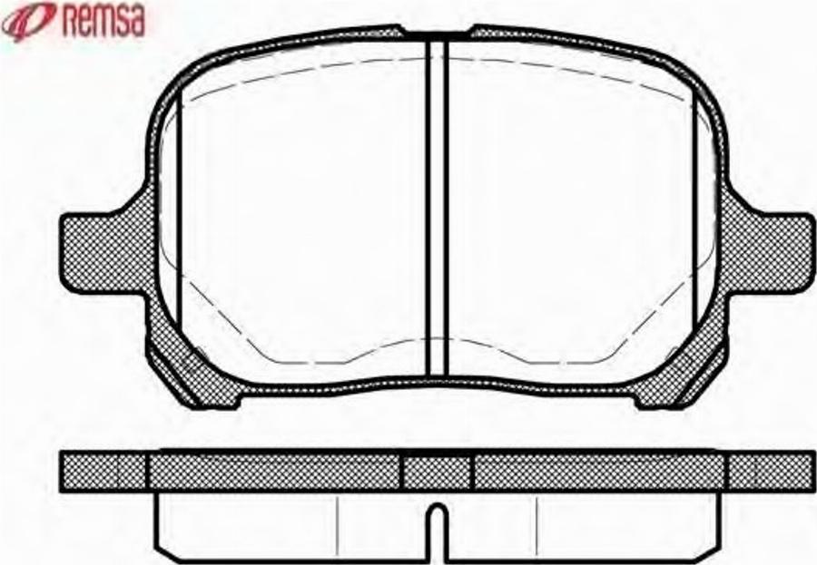 Metzger 062100 - Тормозные колодки, дисковые, комплект unicars.by