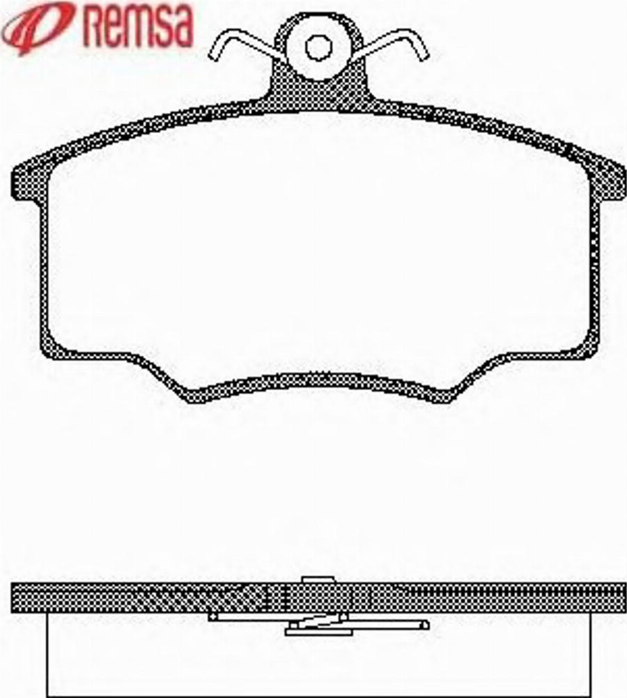 Metzger 004600 - Тормозные колодки, дисковые, комплект unicars.by