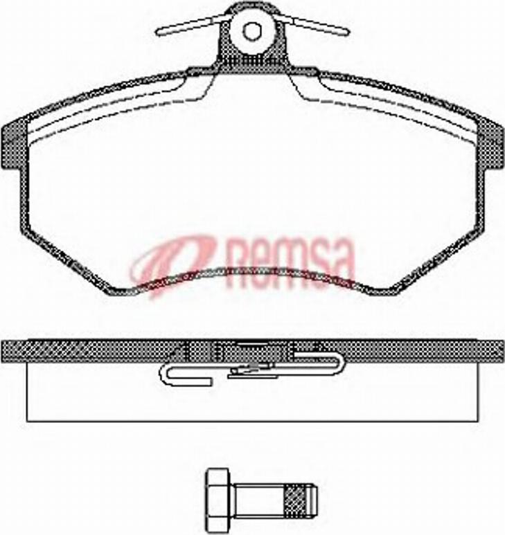 Metzger 0134.00 - Тормозные колодки, дисковые, комплект unicars.by