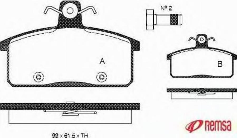 Metzger 012840 - Тормозные колодки, дисковые, комплект unicars.by