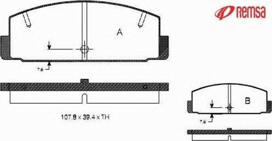 Metzger 017910 - Тормозные колодки, дисковые, комплект unicars.by