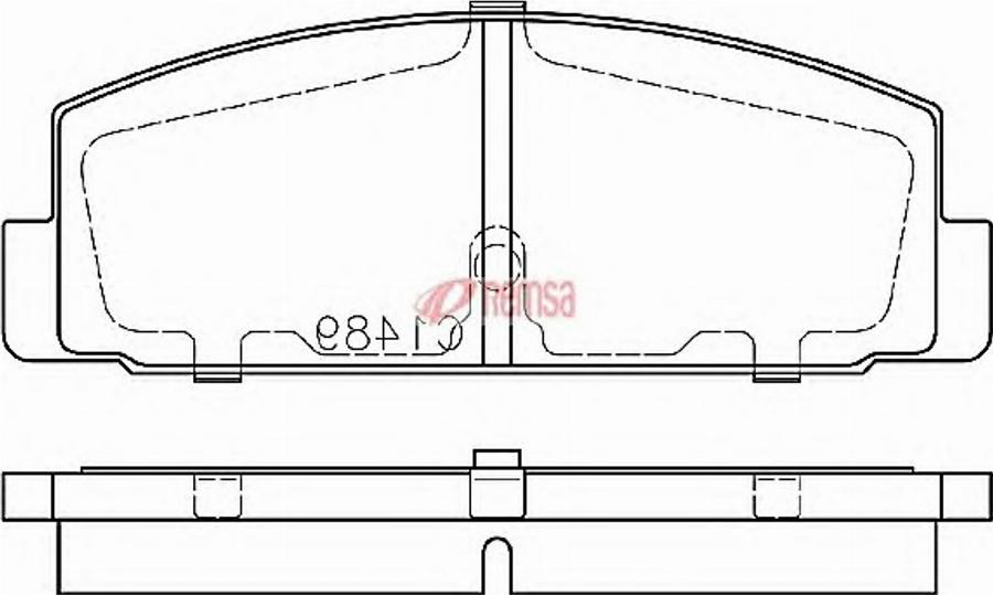 Metzger 0179.30 - Тормозные колодки, дисковые, комплект unicars.by