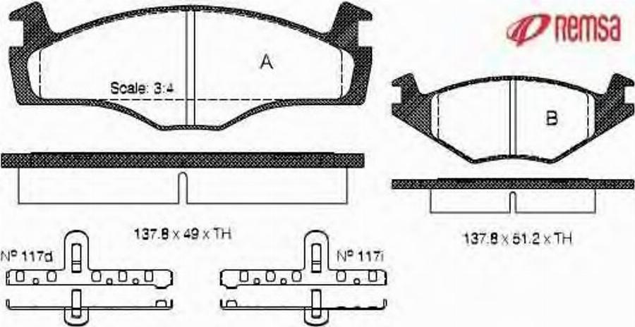 Metzger 0171.00 - Тормозные колодки, дисковые, комплект unicars.by