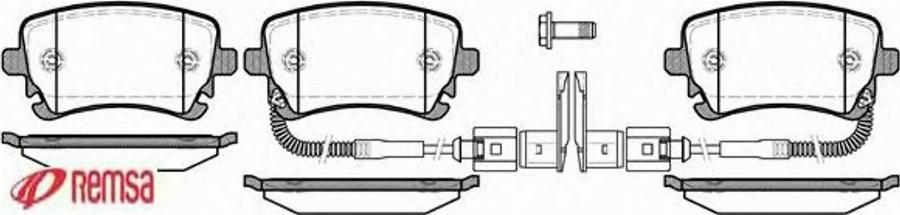 Metzger 0897.02 - Тормозные колодки, дисковые, комплект unicars.by