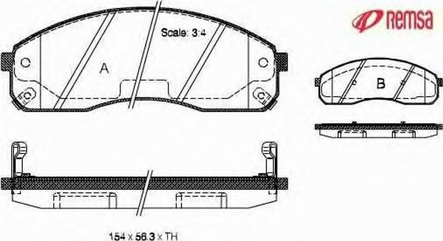 Metzger 0821.02 - Тормозные колодки, дисковые, комплект unicars.by