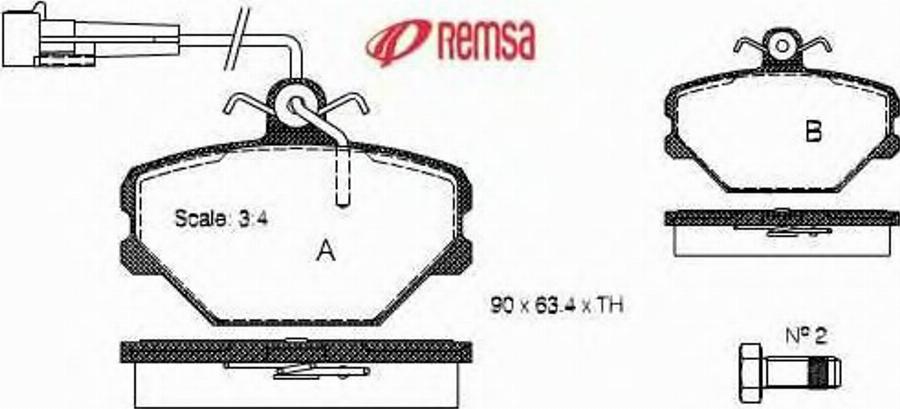 Metzger 026402 - Тормозные колодки, дисковые, комплект unicars.by