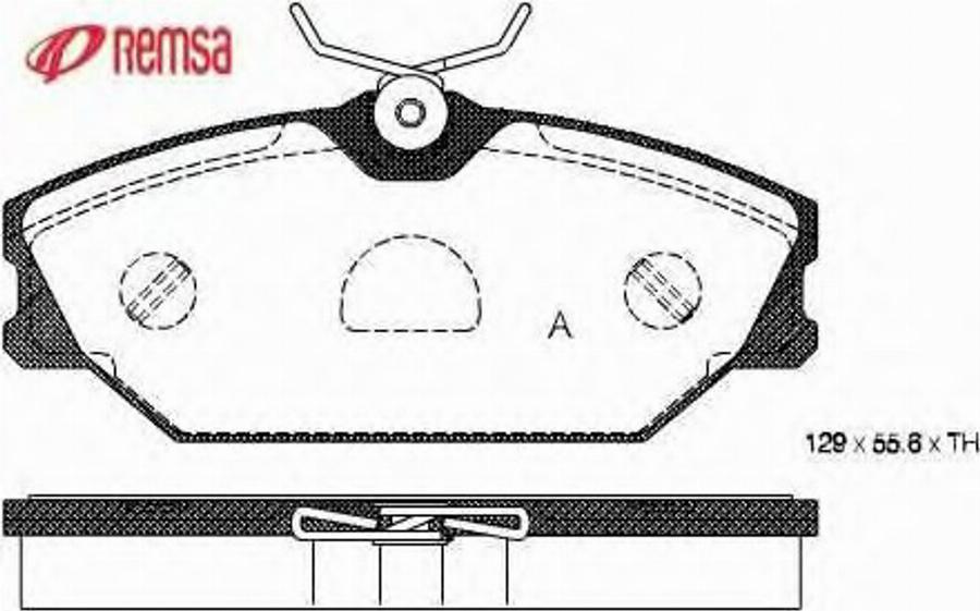 Metzger 020800 - Тормозные колодки, дисковые, комплект unicars.by