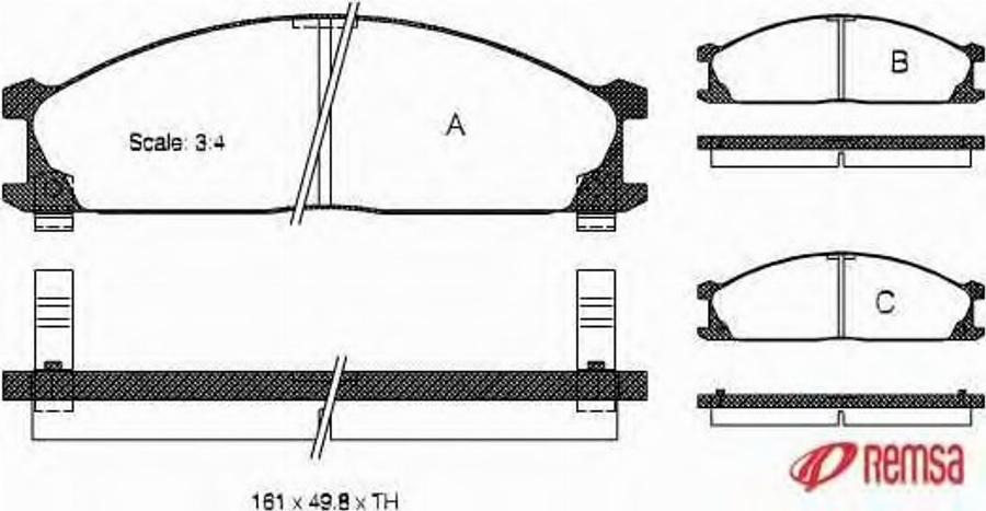 Metzger 023602 - Тормозные колодки, дисковые, комплект unicars.by