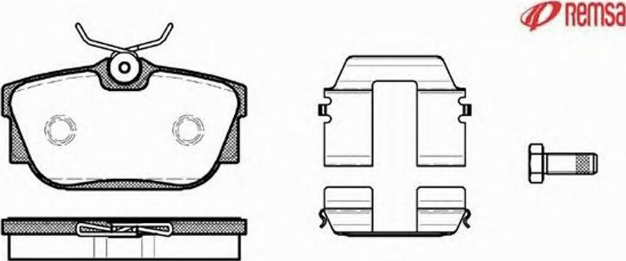 Metzger 0767.10 - Тормозные колодки, дисковые, комплект unicars.by