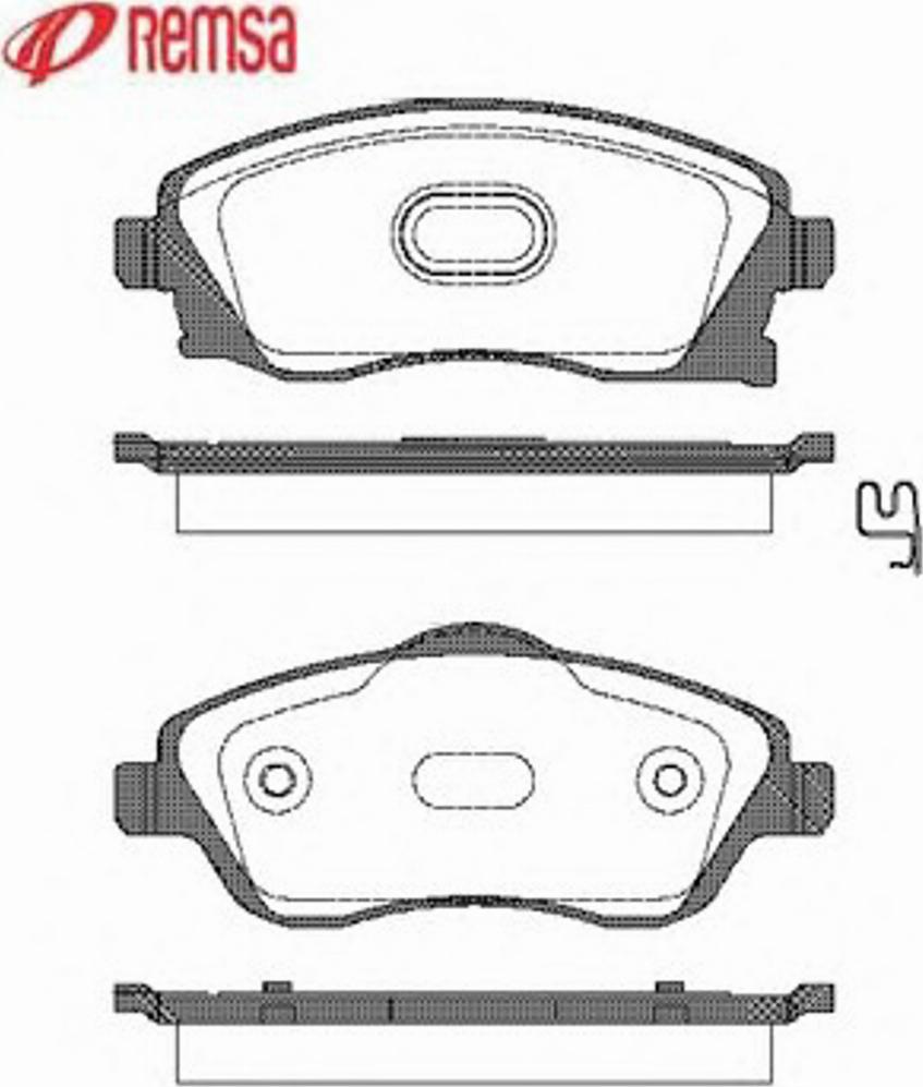 Metzger 077412 - Тормозные колодки, дисковые, комплект unicars.by