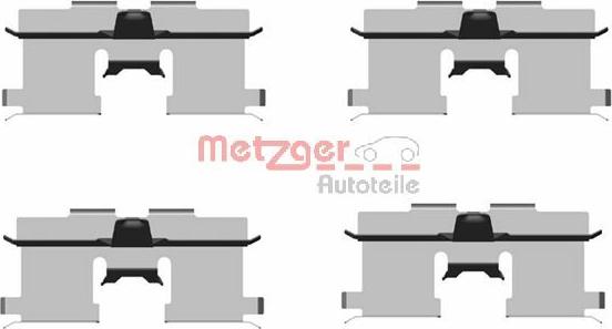 Metzger 109-1692 - Комплектующие для колодок дискового тормоза unicars.by