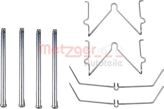 Metzger 109-1129 - Комплектующие для колодок дискового тормоза unicars.by