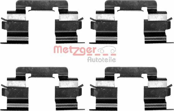 Metzger 109-1216 - Комплектующие для колодок дискового тормоза unicars.by