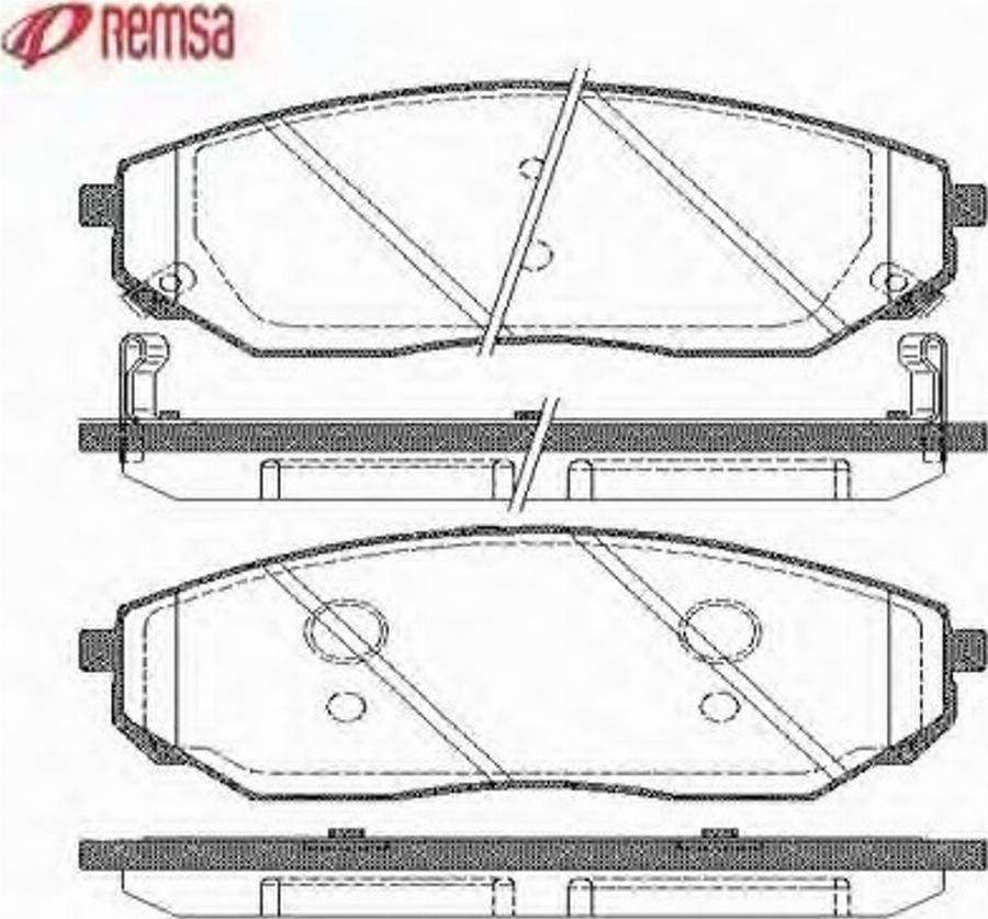 Metzger 104102 - Тормозные колодки, дисковые, комплект unicars.by