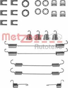 Metzger 105-0656 - Комплектующие, барабанный тормозной механизм unicars.by