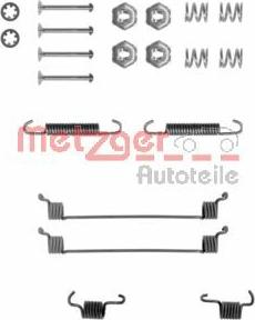 Metzger 105-0651 - Комплектующие, барабанный тормозной механизм unicars.by