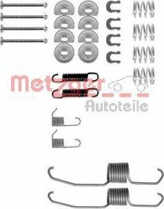 Metzger 105-0637 - Комплектующие, барабанный тормозной механизм unicars.by