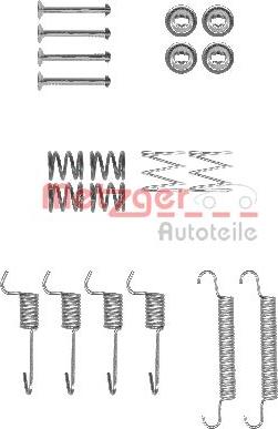 Metzger 105-0008 - Комплектующие, стояночная тормозная система unicars.by